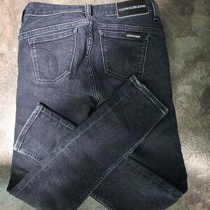 Calvin Klein Women's Dark Blue Straight Leg Jeans